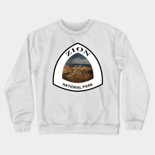 Zion National Park shield Crewneck Sweatshirt